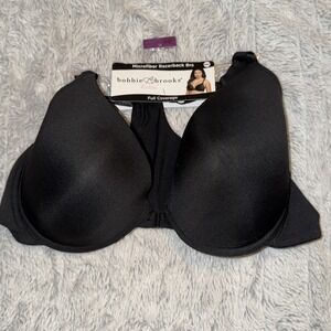 Bobbie Brooks Full Coverage T-shirt Bra Size 44C Black NWT
